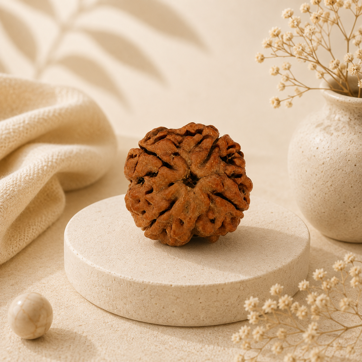 Natural 4 Mukhi Rudraksha (Nepali)