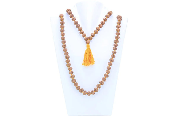 5 Mukhi Indonesian Rudraksha Mala – Peace, Protection & Spiritual Growth