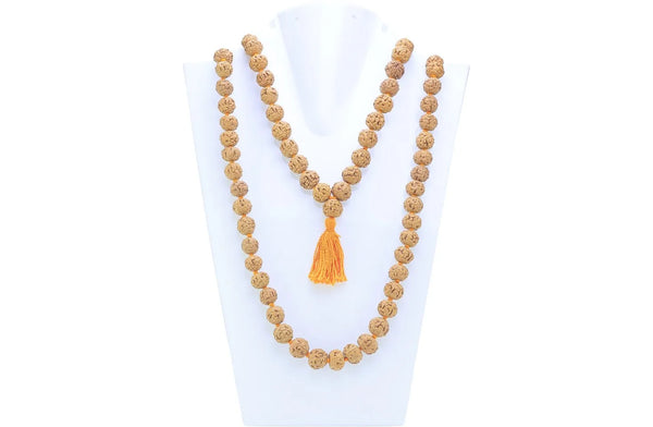 6 Mukhi Indonesian Rudraksha Mala – Confidence, Strength & Mental Clarity