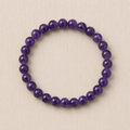 Natural Amethyst Crystal Bracelet – Peace, Intuition & Spiritual Protection