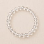 Natural Clear Quartz Crystal Bracelet – Clarity, Energy & Healing