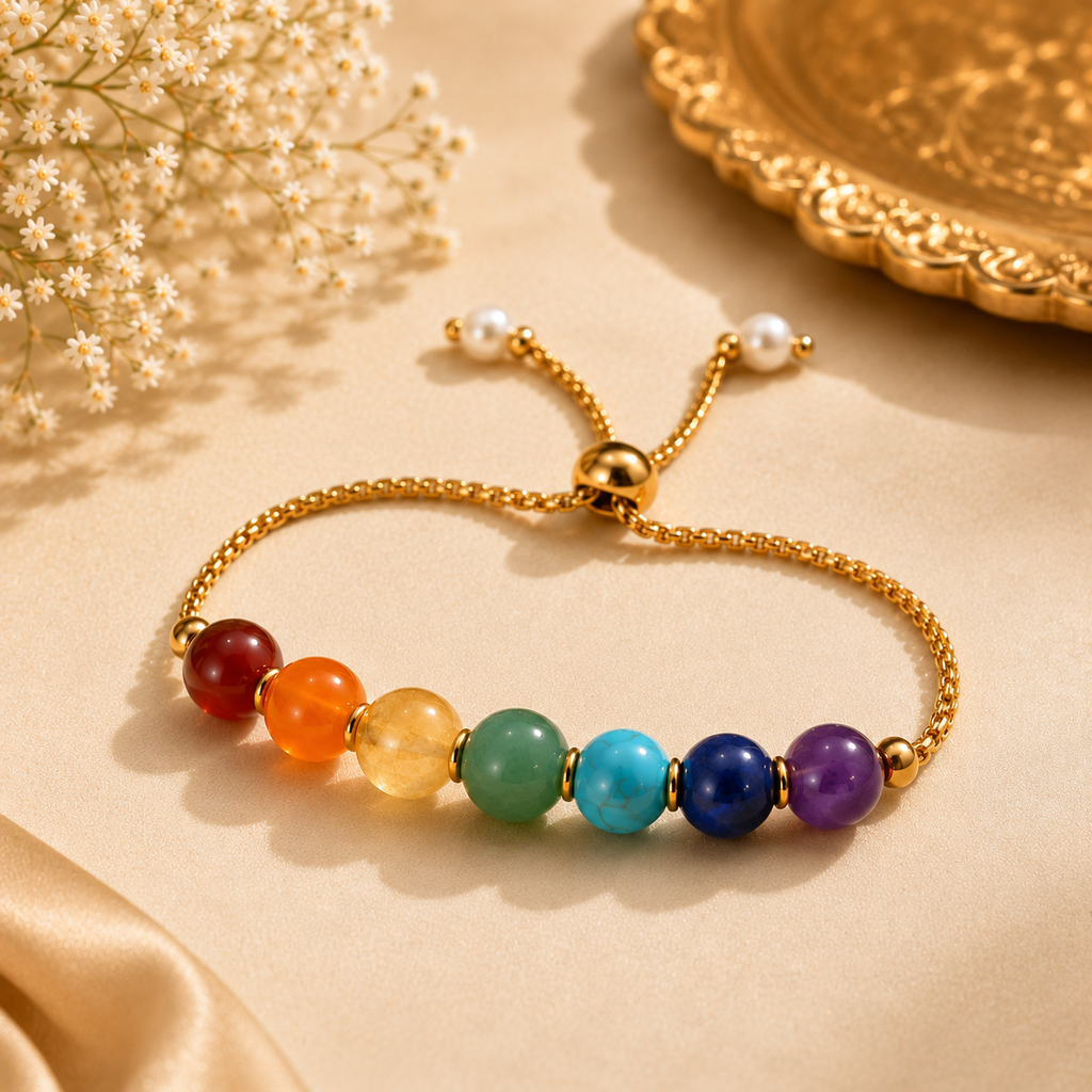 Premium 7 Chakra Rakhi Bracelet