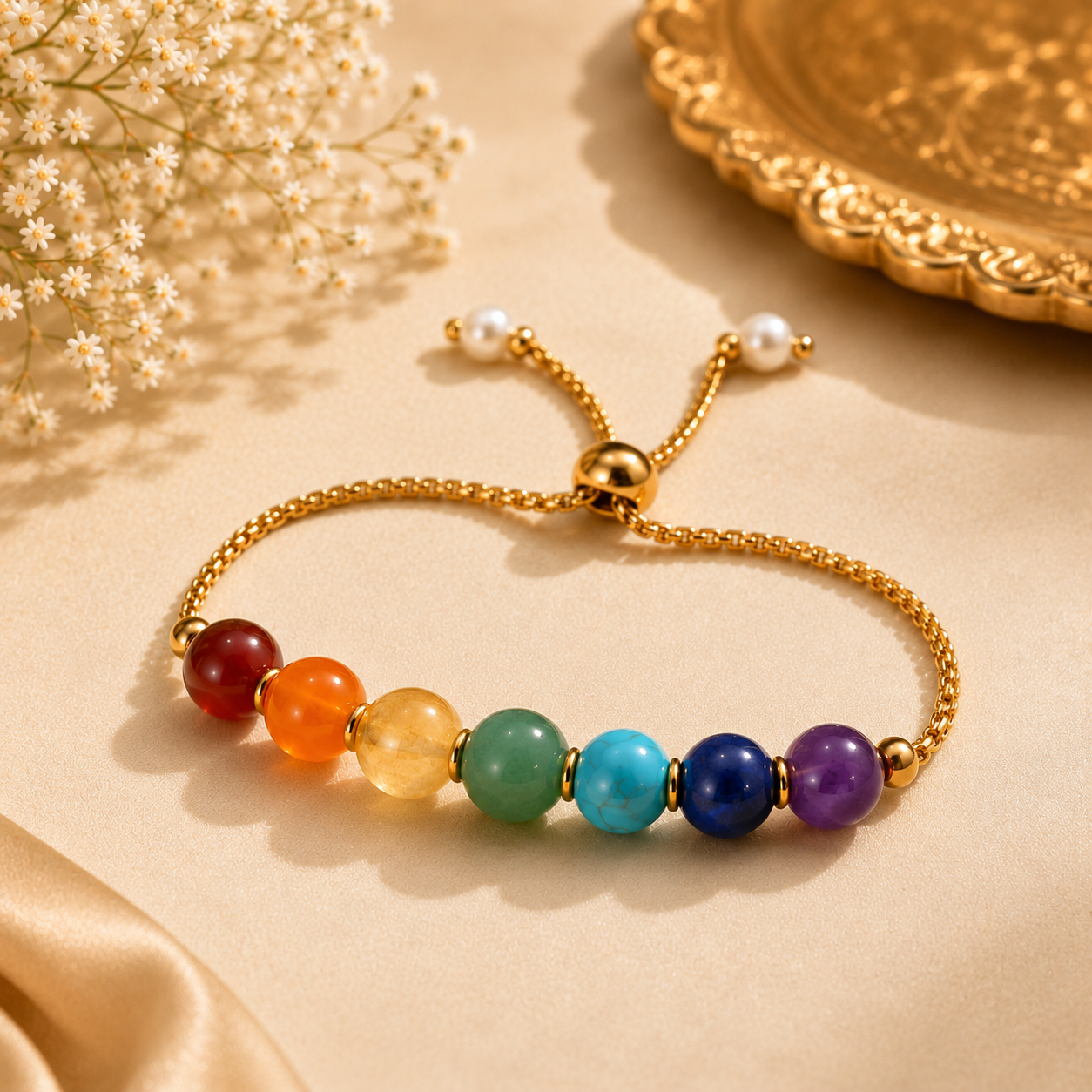 Premium 7 Chakra Rakhi Bracelet