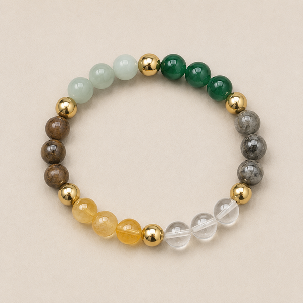 Natural Dhan Yog Crystal Bracelet – Wealth, Prosperity & Financial Abundance