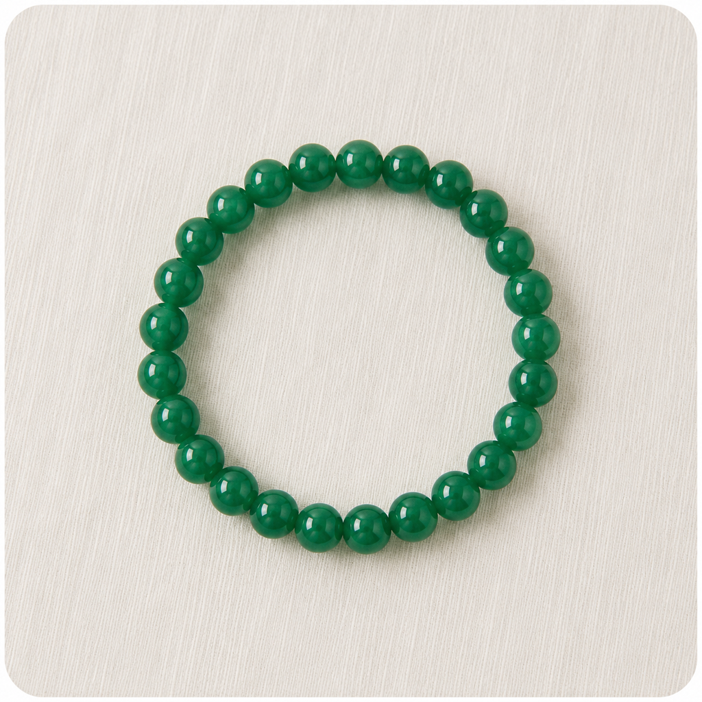 7 Mukhi Rudraksha & Green Aventurine Bracelet