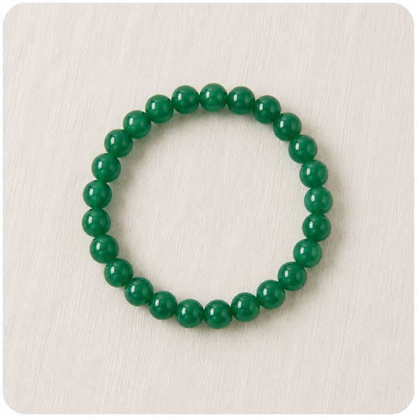 Natural Green Aventurine Crystal Bracelet – Luck, Prosperity & Positive Energy