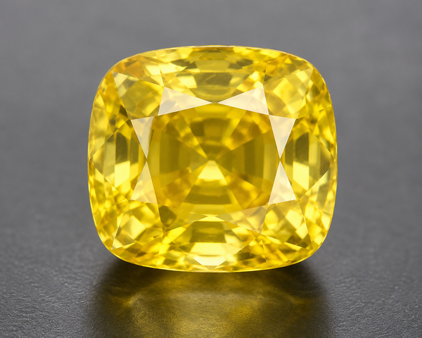 Natural Yellow Sapphire (Pukhraj) Gemstone