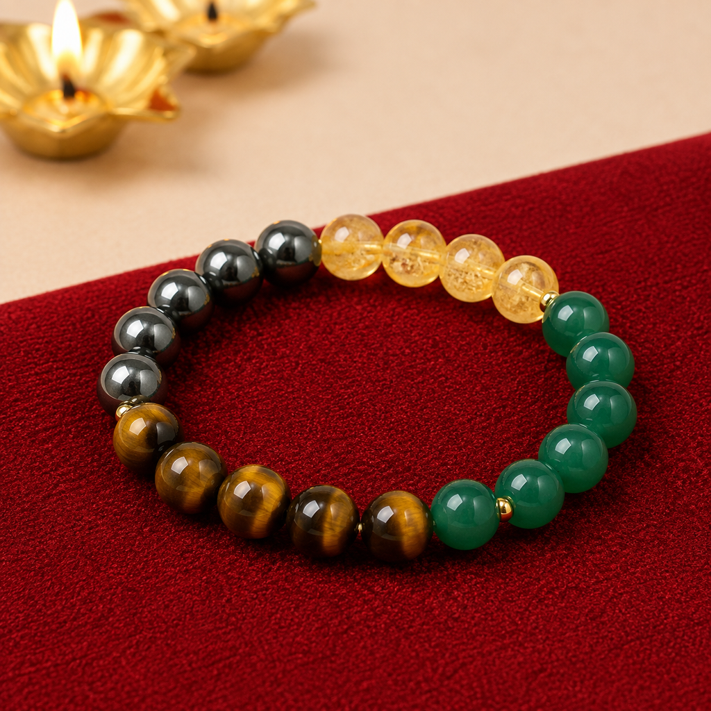 Premium Money Magnet Crystal Bracelet – Wealth, Prosperity & Financial Success