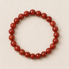 Natural Red Onyx Crystal Bracelet – Strength, Confidence & Protection