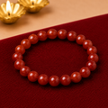 Natural Red Onyx Crystal Bracelet – Strength, Confidence & Protection
