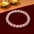 Premium Rose Quartz Crystal Bracelet – Love & Positive Energy