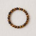 Natural Tiger Eye Crystal Bracelet – Strength, Focus & Protection