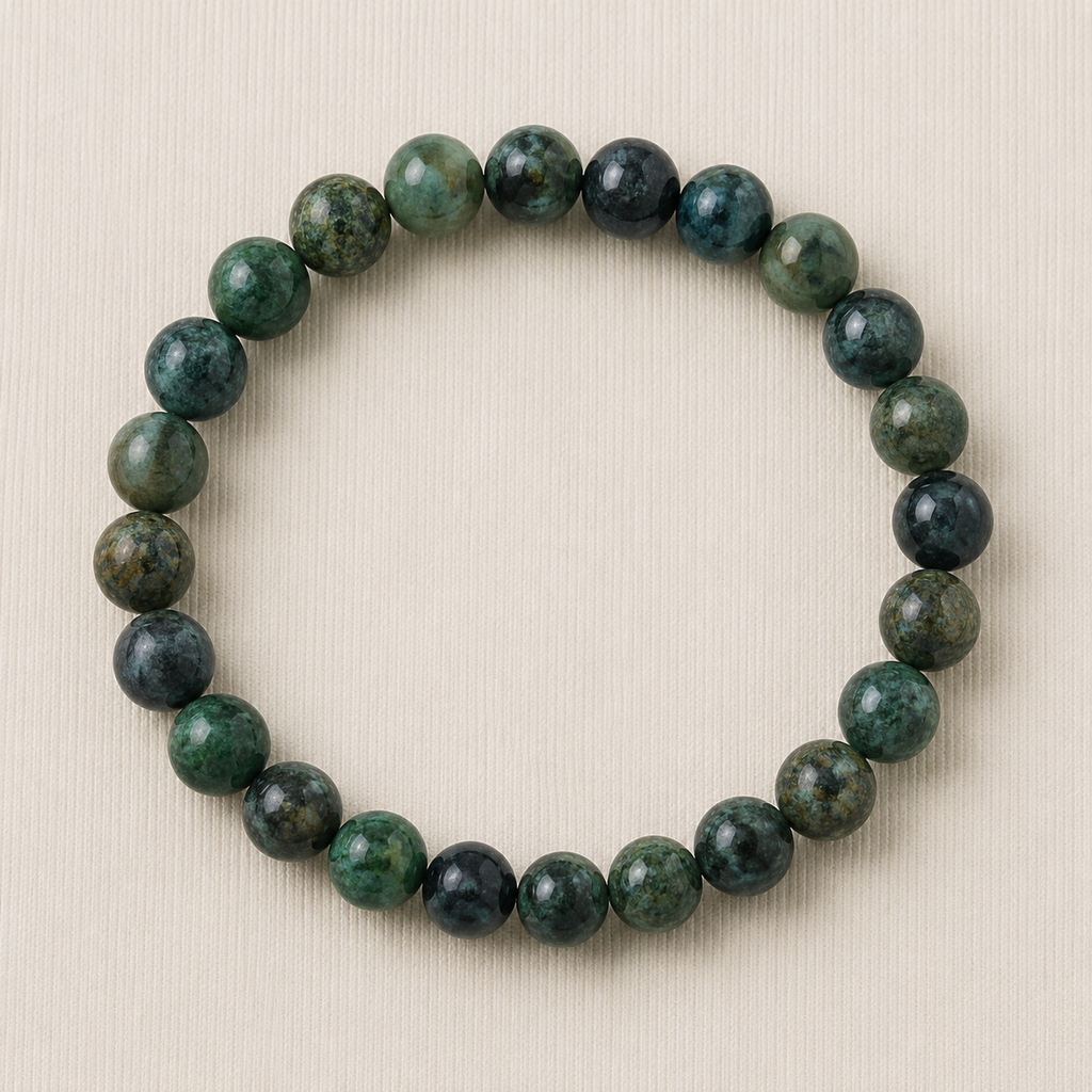 Natural African Turquoise Crystal Bracelet – Protection, Healing & Positive Energy